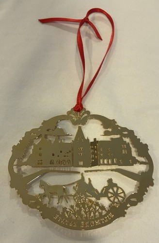 Biltmore Estate Centennial Ornament 1895-1995 24 KT Gold Finish - Bild 6 von 6