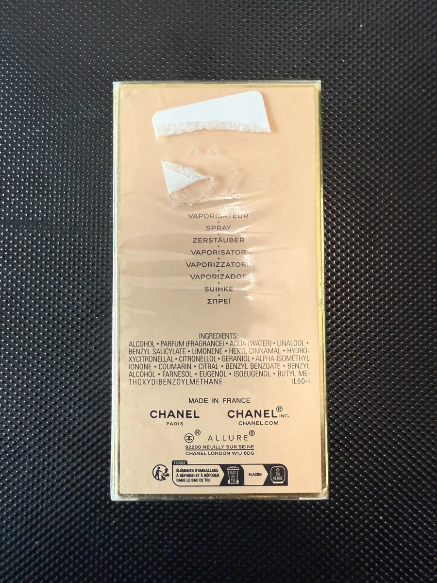 CHANEL Allure Eau de Toilette 50 ml EDT Perfume Mujer NUEVO & EMBALAJE ORIGINAL Precintado