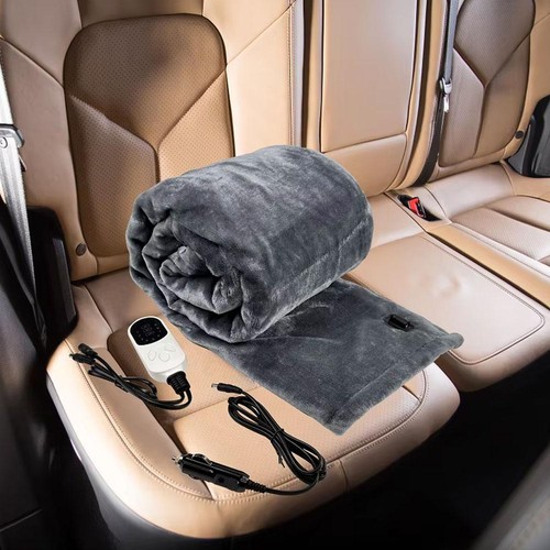 72W Heizdecke Flanell Elektroauto Decke 12V Camping Elektro Bl P9T1 - Bild 10 von 17