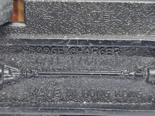 Vintage Zylmex Dodge Charger 1:43 Scale Orange #77 Diecast  - Picture 7 of 12