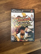 Street Fighter Anniversary Collection PlayStation 2 Box and Game Only, No Manual