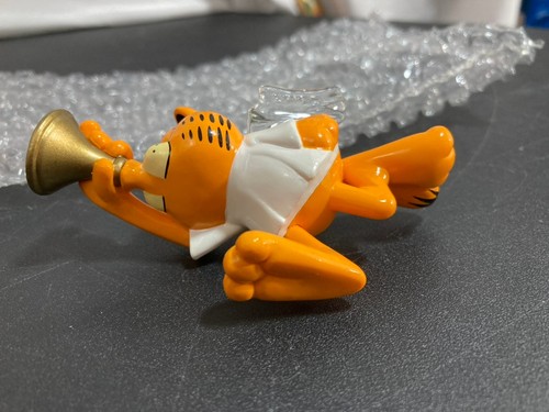 Vintage 1995 Hallmark Keepsake Garfield Christmas Angel Ornament With Box - Picture 9 of 9