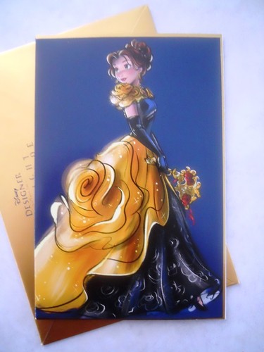 Disney Designer 2019 Midnight Masquerade Note Card with Envelope (Choose A Card)