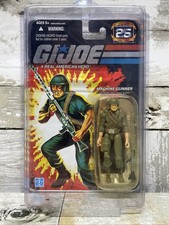 GI Joe 25th Anniversary Ssgt. Rock N    Roll Machine Gunner New W  Starcase