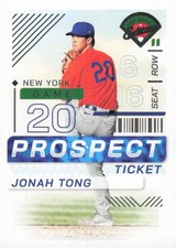 2024 Panini Prospect Edition #67 Jonah Tong