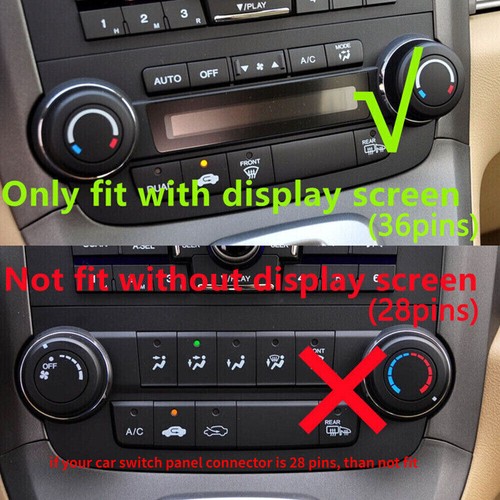For Honda CRV 2007-11 A/C Heater Climate Temperature Control Switch Unit Panel - Picture 2 of 23