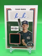 2022 Stars & Stripes Isaiah Ibarra Game Used Jersey Auto Autograph #/399