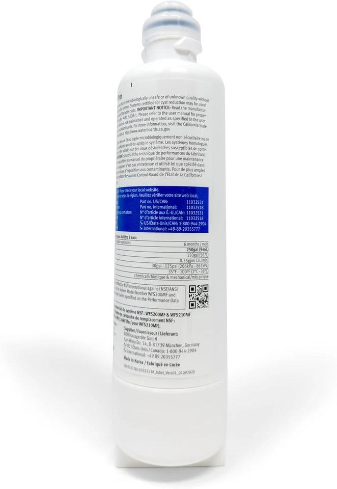 Filtro de agua para refrigerador 2x 11025825 Ultra Clarity Pro B36CT80SNS B36CL80ENS Foto 3 de 3