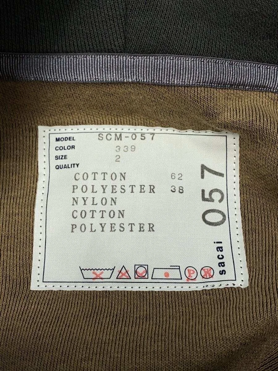 felpa con cappuccio sacai grigia 2 usata