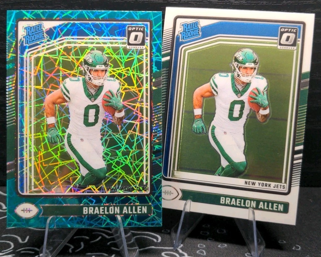 2024 Donruss Optic Braelon Allen Teal Velocity Rated Rookie SSP Jets w/Base #211