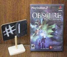 Video Game PS2 Obscure The Aftermath #1 NEW SEALED see pix
