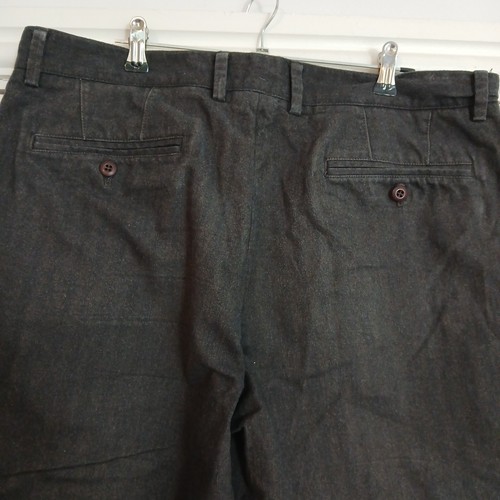 John Lewis Trousers Mens Size 36w reg Brown Straight leg Regular Fit cotton - Picture 7 of 17