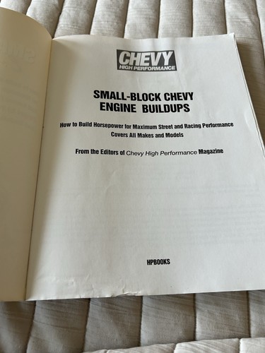 HP Books Small Block Chevy Engine Build-Ups Instruction Manual/Booklet - Picture 5 of 12