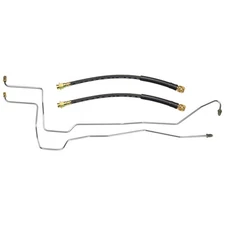 Rear Axle Brake Lines And Caliper Hoses 2002-04 Dodge Dakota 4wd Stainless 4pc