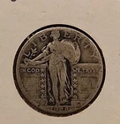 1928 s 90% silver standing liberty quarter Lot003