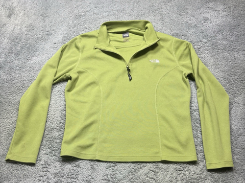 The North Face Pullover Damen XL grün Vapor Wick 1/4 Zip Outdoor Wandern leicht - Bild 2 von 14
