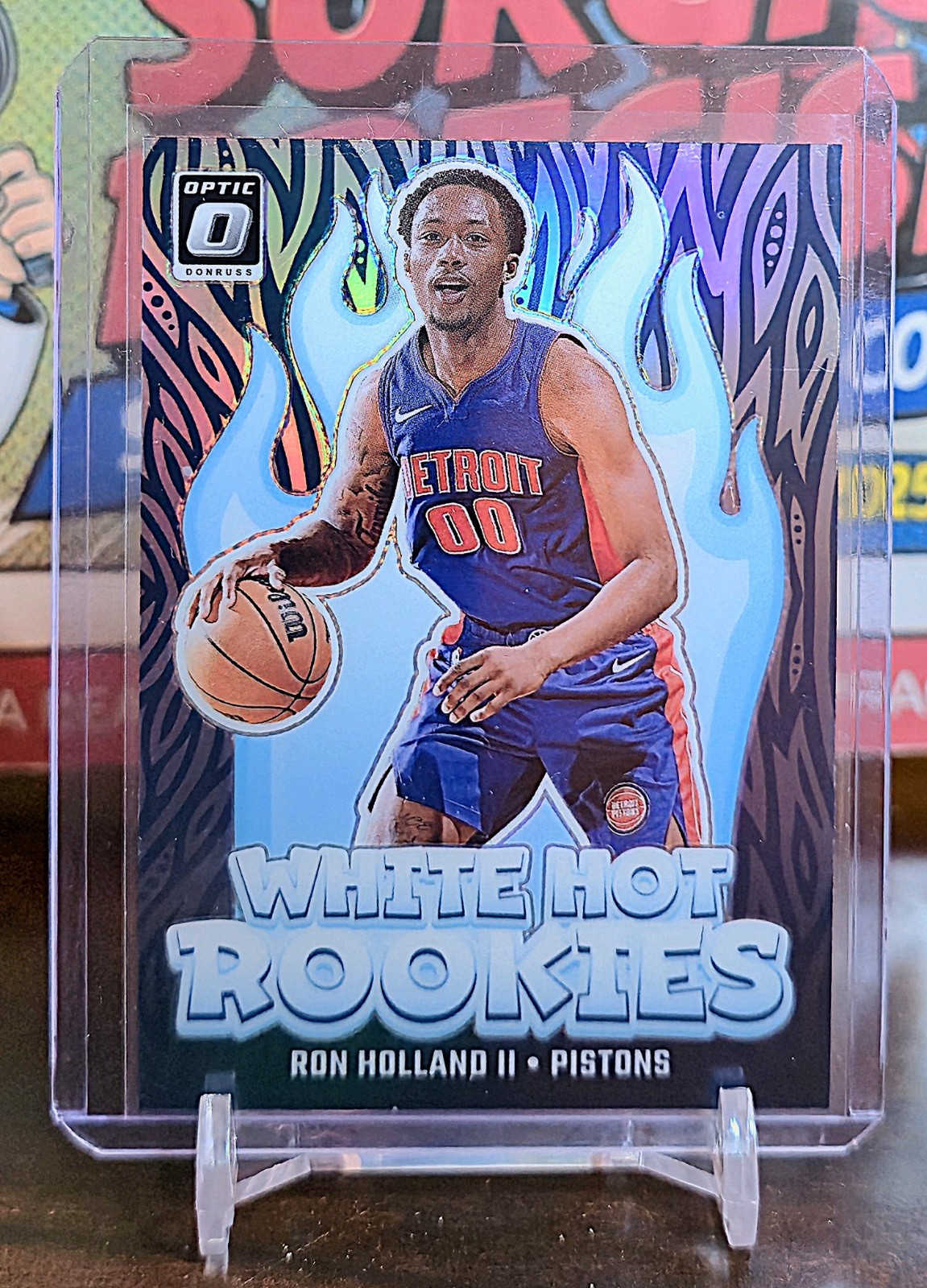 2024-25 Panini Donruss Optic Ron Holland II White Hot Rookies #1 Purple Prizm