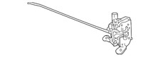 Genuine Ford Door Latch Assembly 6C3Z-2521813-A