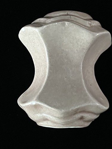 Vintage 70er Jahre glasiert Rose Rosa Mauve große Keramik Makramee Perlen Basteln 2er Set - Bild 8 von 20