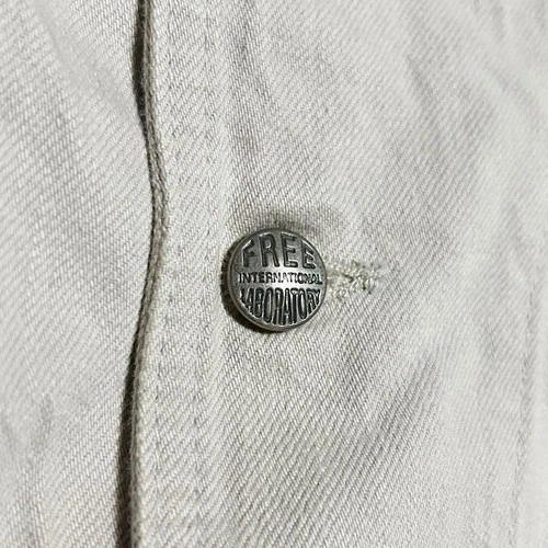 visvim Men's Stand Collar Coverall Jacket Beige Size M Light Outerwear #FJ AAA image 6