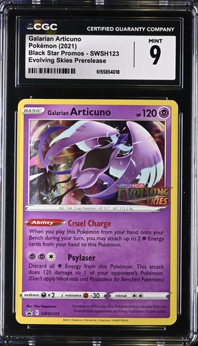 Galarian Articuno graded CGC 9 for sale on eBay
