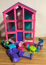 3-Story iDoll House by Kids Connection  - Father, Mother child, car & furniture