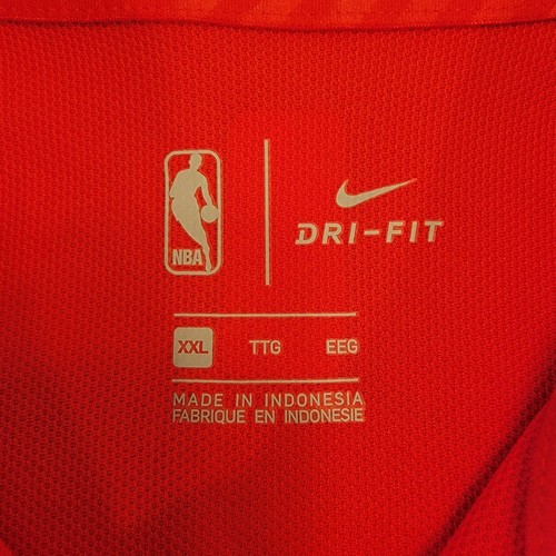 Nike Dri Fit NBA Toronto Raptors Polo Shirt Mens 2XL Short Sleeve Red NEW $60 - Picture 16 of 22