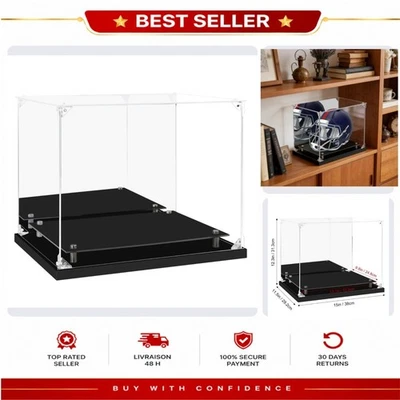 Vitrine acrylique transparente 38x29x31 cm pour figurines et objets de - Photo 1/4