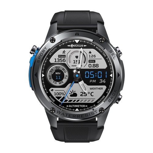 Zeblaze Stratos 2 Ultra GPS Smart watch Fitness Tracker Compass Men Sport Watch - Picture 6 of 10
