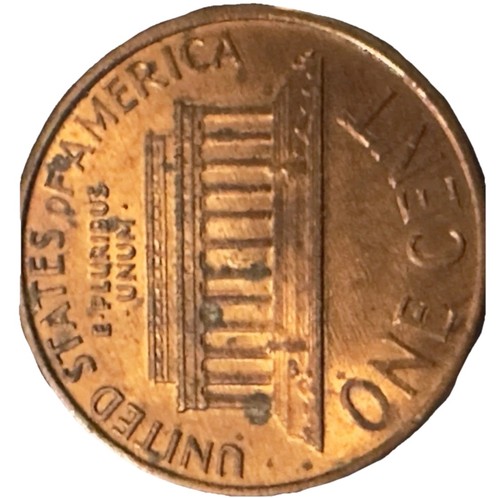1992-D Red Lincoln Memorial Penny Small Letters Lamination Strike DDO Free Shipp - Picture 7 of 10