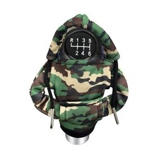 Car Gear Shift Hoodie, Gear Shift Knob Cover Funny Mini Sweater Camouflage