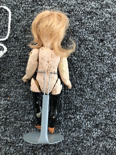Antique GERMAN Little Doll House Size Doll w/Re Painted Lower Legs - Bild 7 von 11