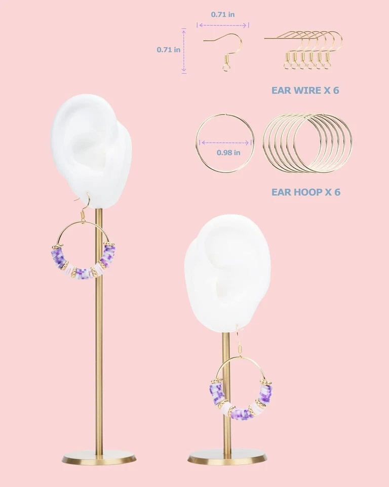 8400Pcs Friendship Bracelet Making Kit, 2 Boxes Flat Clay Bead for Jewellery Mak - Image 4 of 4