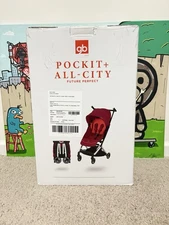 GB Pockit+ All-City Lightweight Compact Travel Stroller Black Open Box