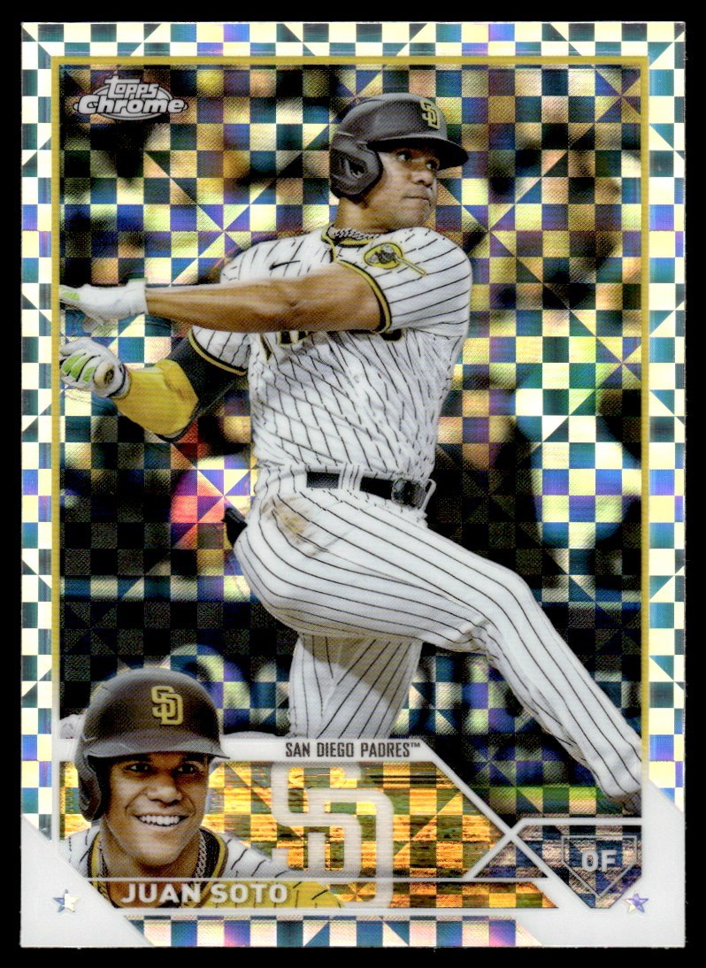 2023 Topps Chrome #100 Juan Soto X-Fractor Refractor