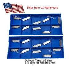 20PCS MGMN200-G N01 Inserts for Aluminum - Heavy Duty, Mirror Finish