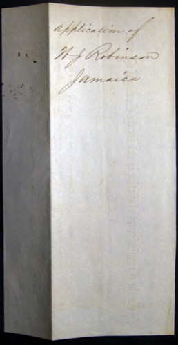1862 STADT JAMAIKA LONG ISLAND NY SCHNAPSLADEN W.J. ROBINSON - Bild 2 von 2