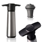 Wine Saver Pump with 1 Vacuum Stopper – Stainless Steel, Airtight Seal for Pr...