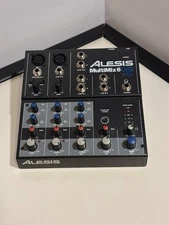 Alesis MULTIMIX 6 USB FX 6-Channel Mixer with Effects & USB Audio Interface