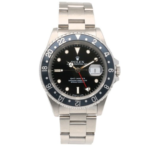 Rolex GMT Master Oyster Perpetual Watch Stainless Steel 16700 Automatic Men's RO - Picture 8 of 10