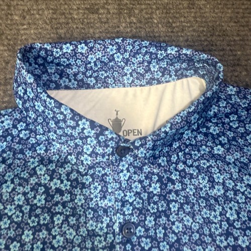 US Open Poloshirt Herren 2XL blau geblümt Los Angeles Country Club LACC Golf - Bild 6 von 14