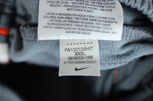 Felpa Nike Uomo Extra 3XL Grigio Body Arancione Bianco Righe Basket Casual - Foto 15 di 16