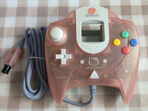 SEGA Dreamcast HELLO KITTY Skeleton Pink HKT-3000 Console with outer box USED - Picture 16 of 24
