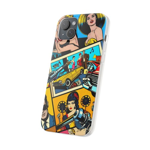 Vintage Pop Culture Resistant Mobile Back Case For iPhone & Samsung S Series - 第 26/77 張圖片