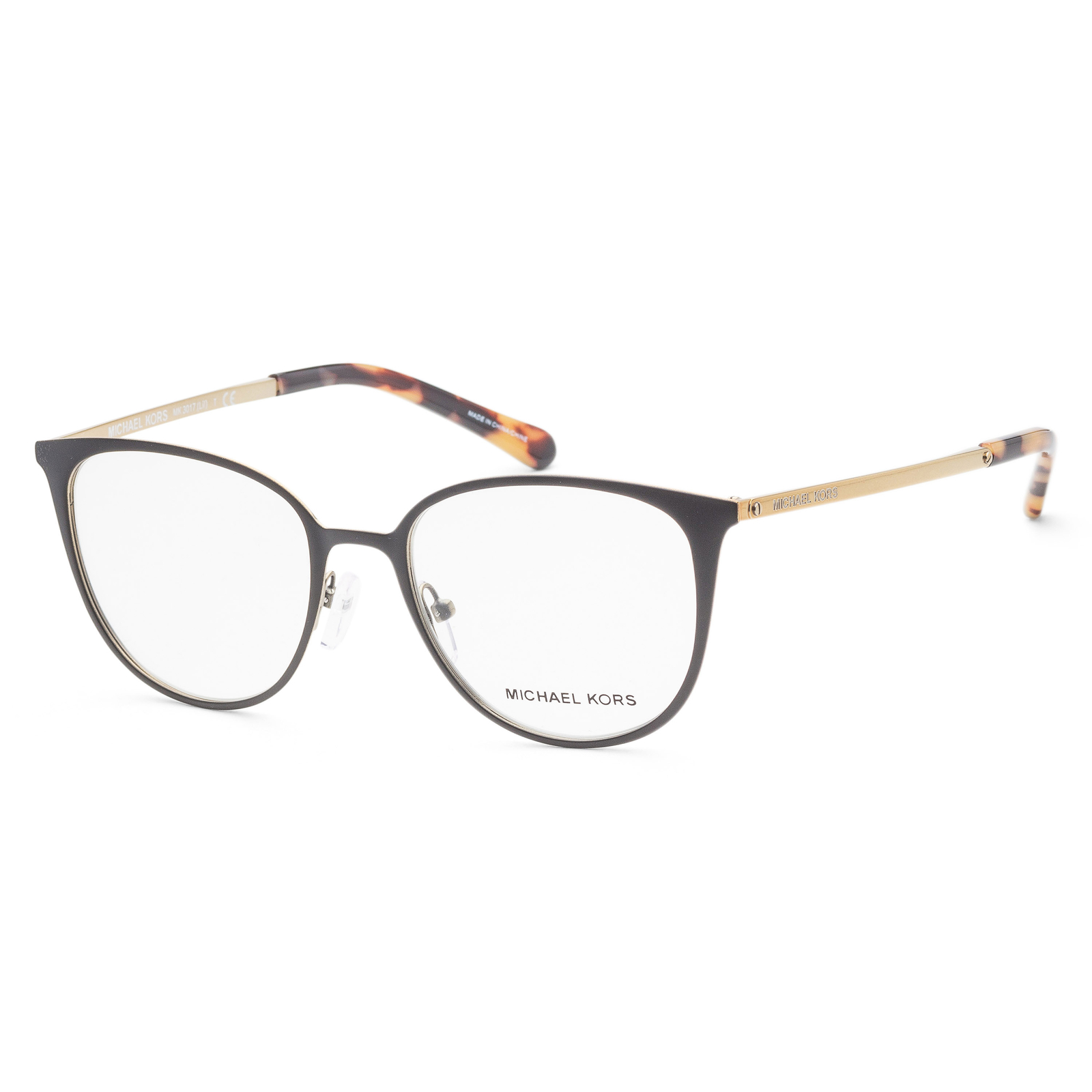 Оптика Michael Kors Womens Lil 51mm Матово-черная с легким золотом MK3017-1187-51