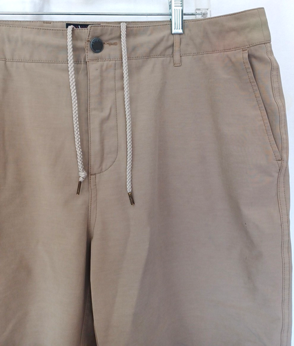 Faherty Brand All Day Shorts Men's Sz 36 Khaki Casual Drawstring 12" Rise 0268 - Picture 2 of 20
