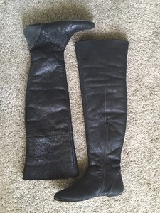shearling lined knee high boots