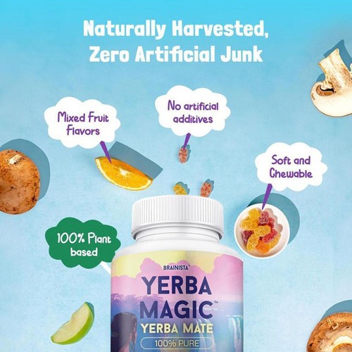 Capsule 100% Yerba Mate - Energia Pulita, Antiappannamento Nebbia Cervello e Salute Intestino, NUOVO - Foto 2 di 9