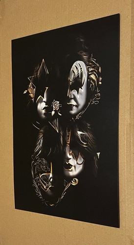 KISS Poster Final 50 MSG Art Work 2023 Lithograph Preproduction Photo Print Card - Picture 3 of 16