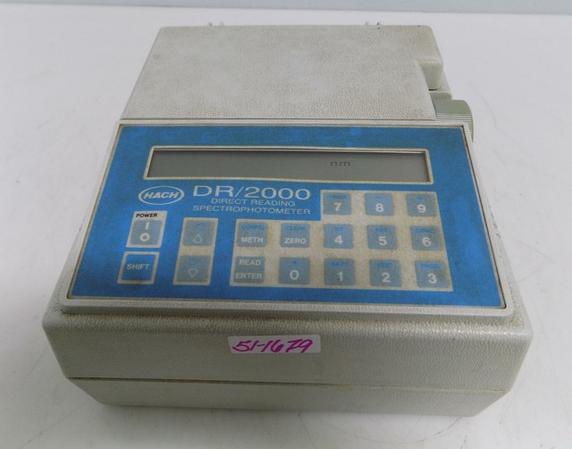HACH DR/2000 DIRECT READING SPECTROPHOTOMETER 4480000 eBay